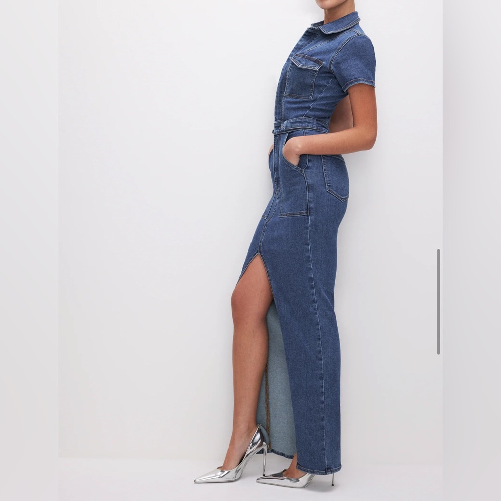 NWT Good American Fit for Success Maxi Dress - Medium - Picture 4 of 10